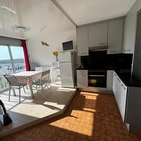 5/6 Personnes Avec Piscine Et Wifi - Fr-1-784-40 Apartment Gruissan